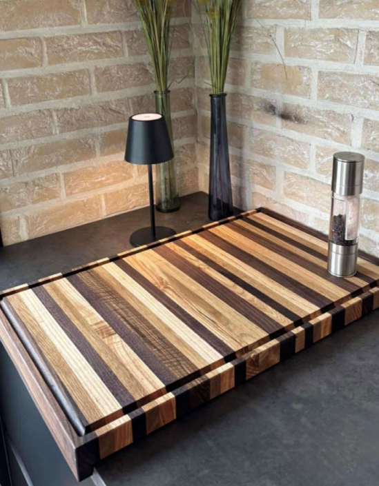 Snijplank opmaat stripes
